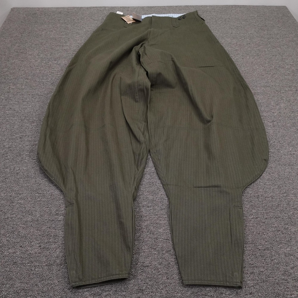 Toraichi Pants Mens 38x35 Green Baggy Chino Canvas Tapered Japanese Workwear